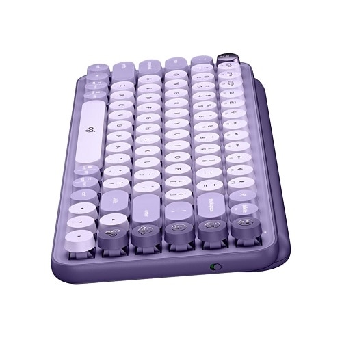 Logitech POP Keys Mechanical Wireless Keyboard with Customizable Emoji Keys, Compact Design, Bluetooth, Cosmos 4