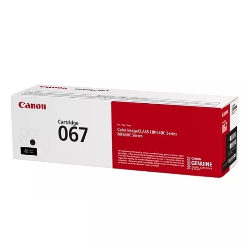 Canon 067 Original Standard Yield Laser Toner Cartridge - Black - 1 Each 3