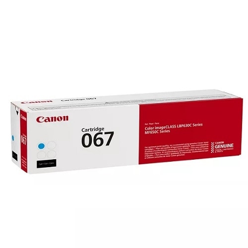 Canon 067 Original Standard Yield Laser Toner Cartridge - Cyan - 1 Each 2