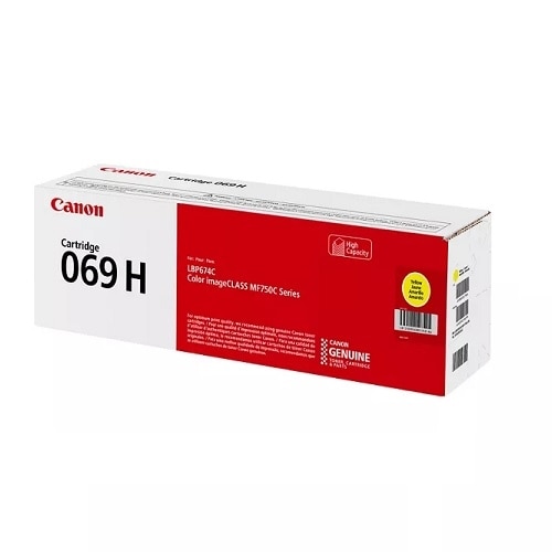 Canon 069 Original High Yield Laser Toner Cartridge - Yellow - 1 Pack 3