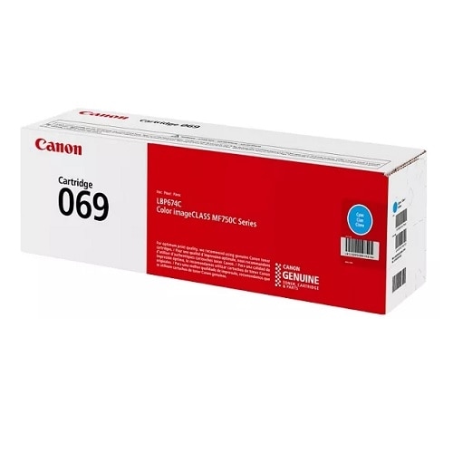 Canon 069 Original Standard Yield Laser Toner Cartridge - Cyan - 1 Pack 3