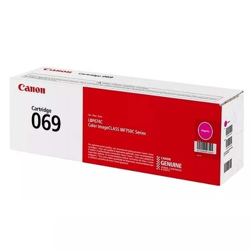 Canon 069 Original Standard Yield Laser Toner Cartridge - Magenta - 1 Pack 3