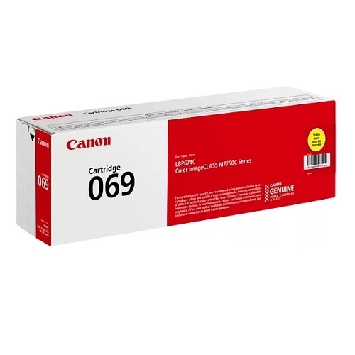 Canon 069 Original Standard Yield Laser Toner Cartridge - Yellow - 1 Pack 2