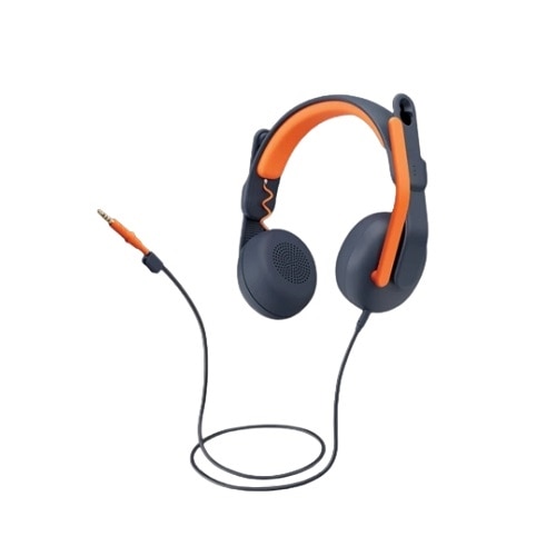 Logitech Zone Learn On-Ear Wired Headset with Microphone for Learners, Comfortable and Adjustable Fit for Kids, 3.5mm AUX 3