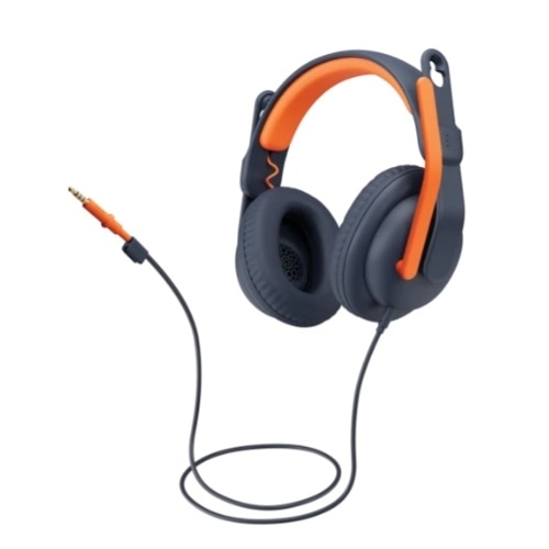 Logitech Zone Learn Wired Headset with Microphone for Learners, Comfortable and Adjustable Fit for Kids, 3.5mm AUX, for Windows/MacOS/iPadOS/Android/Mobile 3