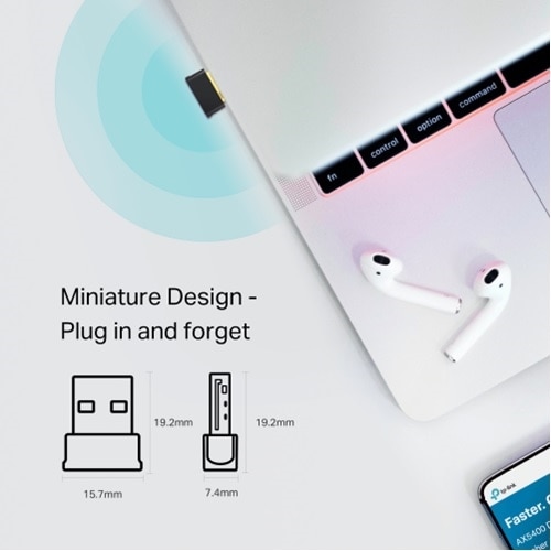 TP-Link Archer T2UB Nano - AC600 Nano Dual Band Wi-Fi Bluetooth 4.2 USB Adapter 4