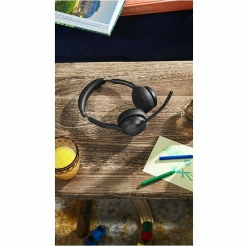 Jabra Evolve2 55 Wireless On-ear Stereo Headset - Black - Black 3
