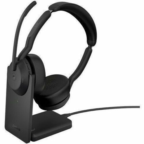 Jabra Evolve2 55 Wireless On-ear Stereo Headset - Black - Black 6