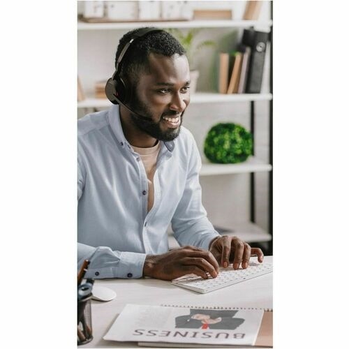 Jabra Evolve2 55 Wireless On-ear Stereo Headset - Black - Black 7