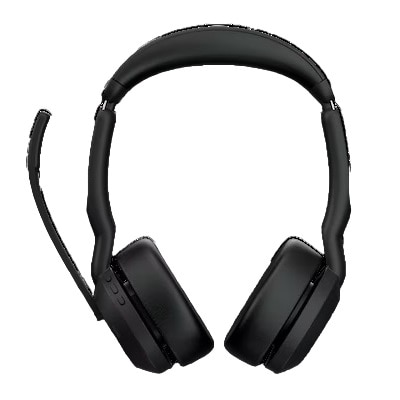 Jabra Evolve2 55 MS Stereo - Headset - on-ear - Bluetooth - wireless ...