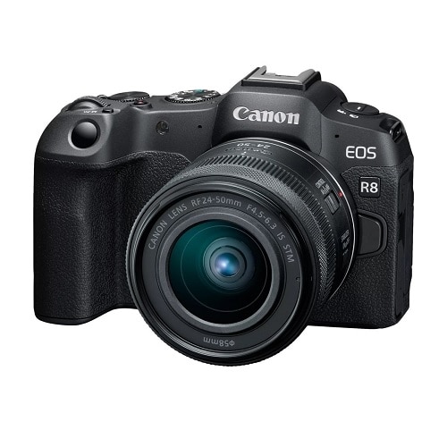Canon EOS R8 24.2 Megapixel Full Frame Sensor Mirrorless Camera with Lens - 0.94" - 1.97" 2