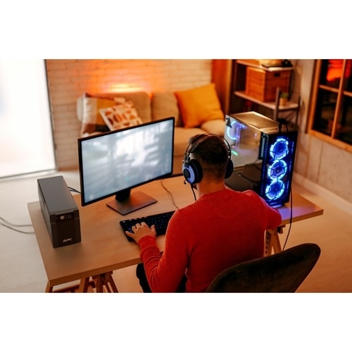 APC by Schneider Electric Back-UPS Linha interativa UPS - 600VA/360W 5