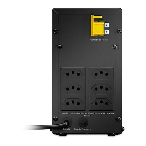 APC by Schneider Electric Back-UPS Linha interativa UPS - 1.20kVA/720W 2