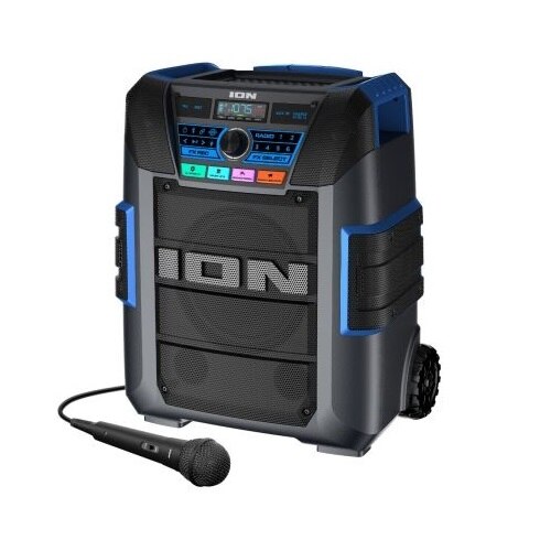 ION Explorer XL Bluetooth 220 Watt All-Weather Speaker with Premium 5-Speaker Sound (Black)