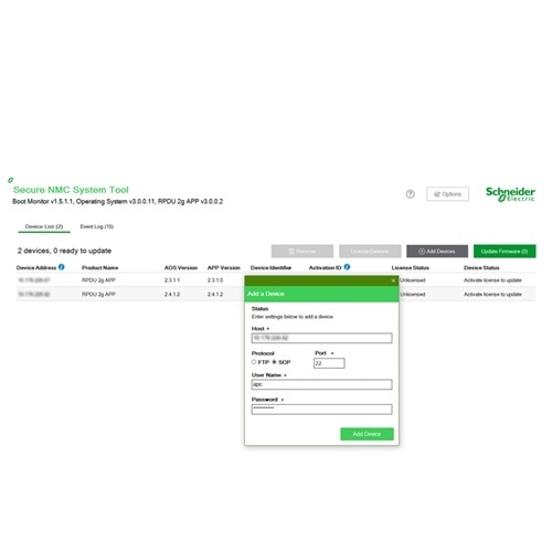 Subscription, Network Management Cards, 5 year, Secure NMC System, 1 PDU device, reduce your exposure to attack and stay up-to-date 3