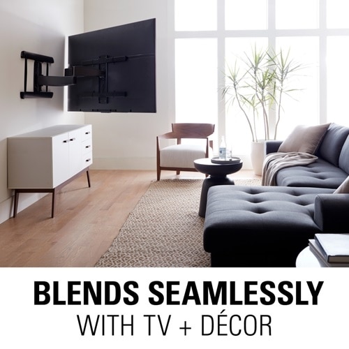 Sanus Full-Motion+ Tilt TV Mount - For 46-95 Inch Flat Panel TVs - Black 2