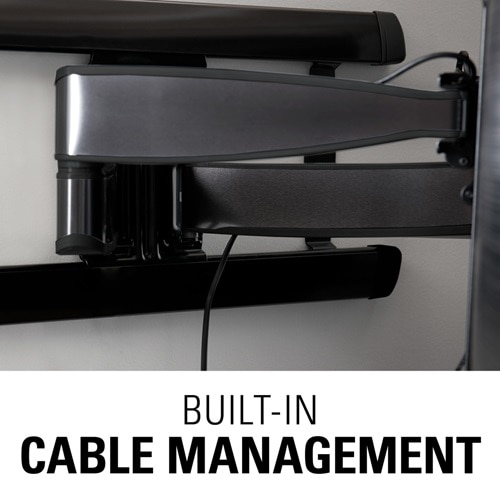 Sanus Full-Motion+ Tilt TV Mount - For 46-95 Inch Flat Panel TVs - Black 9