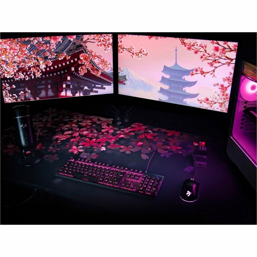 Arozzi Arena Special Edition Gaming Desk - Flowers 5