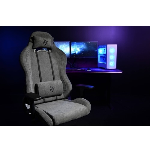 Arozzi Torretta Soft Fabric Gaming / Office Chair - Ash 5