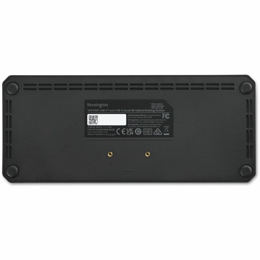 Kensington SD4790P USB-C and USB-A 10Gbps Quad 4K Hybrid Dock 5