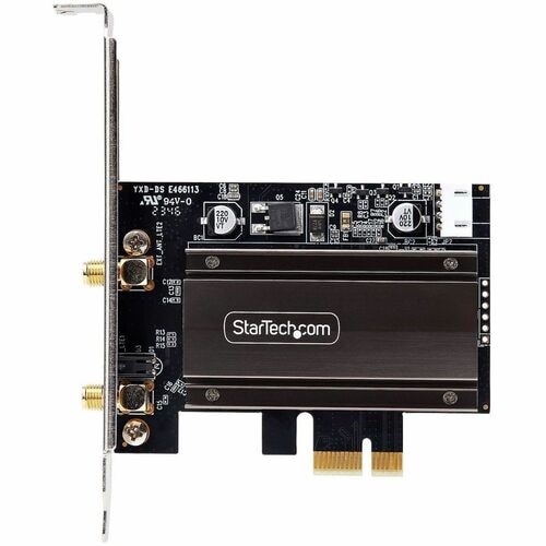 StarTech Wi-Fi 6E PCIe Network Card, Bluetooth 5.3, Magnetic Antenna Base, Tri-Band 802.11ax, AX5400 WiFi NIC, Windows/Linux 2
