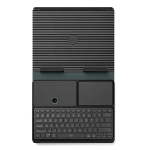 Logitech Casa Pop-Up Desk Work From Home Kit with Laptop Stand, for Laptop/MacBook (10" to 17"), Green/Graphite 5