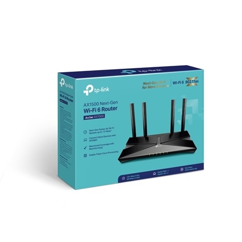 TP-Link Archer AX1500 Wi-Fi 6 IEEE 802.11ax Ethernet Wireless Router ...