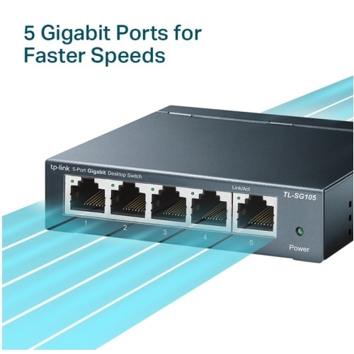 TP-Link 5-Port 10/100/1000Mbps Desktop Switch 5