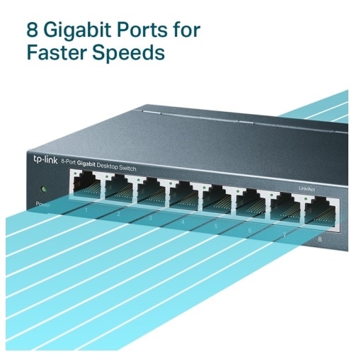 TP-Link 8-Port Gigabit Desktop Switch 5