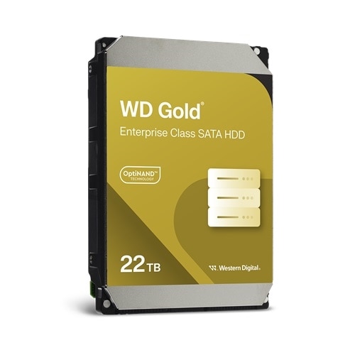 Western Digital Gold WD221KRYZ 22 TB Hard Drive - 3.5" Internal - SATA (SATA/600) 3