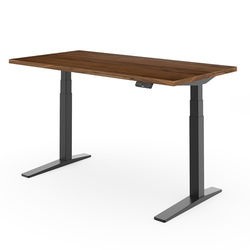 FlexiSpot E7 Pro Height 60x30 Adjustable Desk - Black/Walnut 2