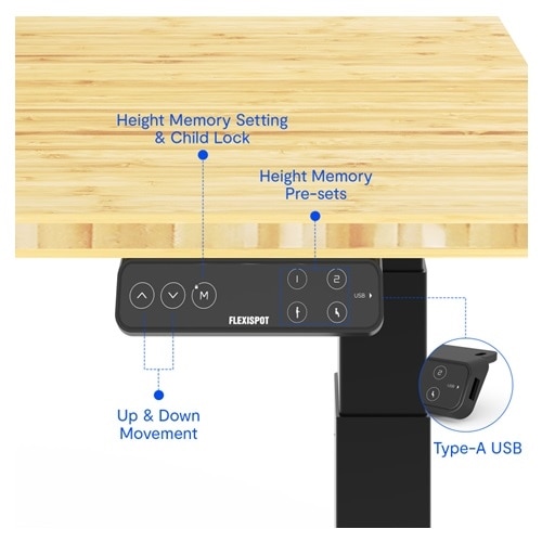 Flexispot E7 Pro Height Adjustable Table 7