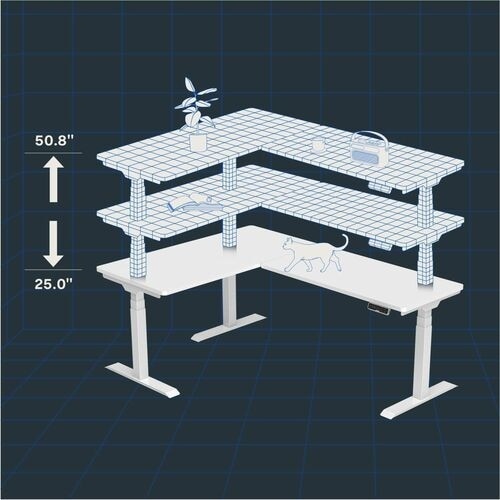 FlexiSpot Pro L-Shaped Standing Desk (E7L) 3