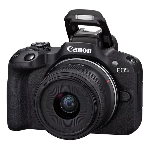 Canon EOS R50 24.2 Megapixel Mirrorless Camera with Lens - 0.71" - 1.77" (Lens 1), 2.17" - 8.27" (Lens 2) - Black 5