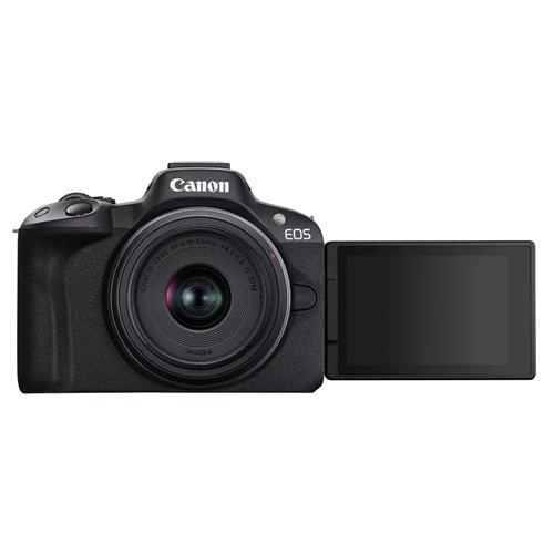 Canon EOS R50 24.2 Megapixel Mirrorless Camera with Lens - 0.71" - 1.77" (Lens 1), 2.17" - 8.27" (Lens 2) - Black 6