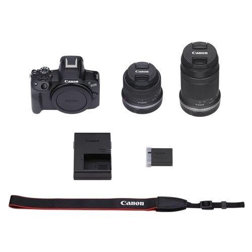 Canon EOS R50 24.2 Megapixel Mirrorless Camera with Lens - 0.71" - 1.77" (Lens 1), 2.17" - 8.27" (Lens 2) - Black 8