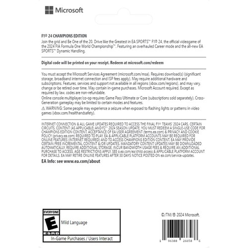 Download Xbox F1 24 Champions Edition Xbox Series X Xbox Series S Xbox One Digital Code 2