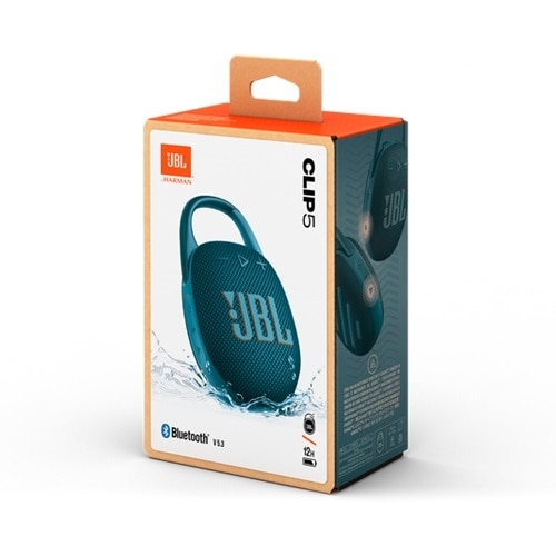 JBL Clip 5 Portable Bluetooth Speaker System - 7 W RMS - Blue 9