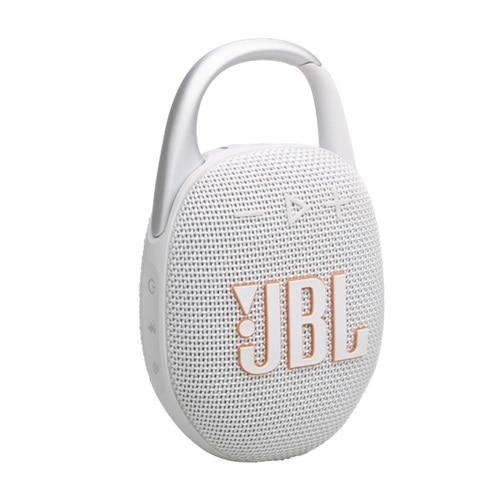 JBL Clip 5 Portable Bluetooth Speaker System - 7 W RMS - White 2