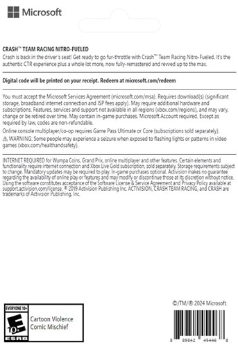 Download Xbox Series X|S Xbox One Crash Team Racing Nitro-Fueled Digital Standard Edition 1P 2