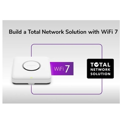 NETGEAR Tri-Band PoE 10G Insight Manageable WiFi 7 Access Point 3