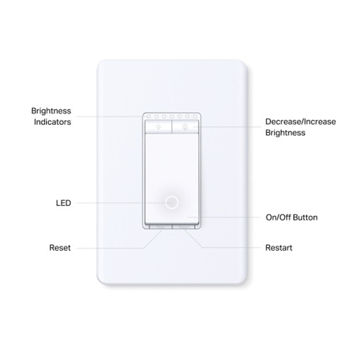 TP-Link Smart Wi-Fi Dimmer Light Switch (1-Pack) 4
