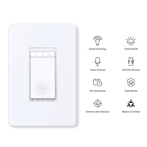 TP-Link Smart Wi-Fi Dimmer Light Switch (1-Pack) 5