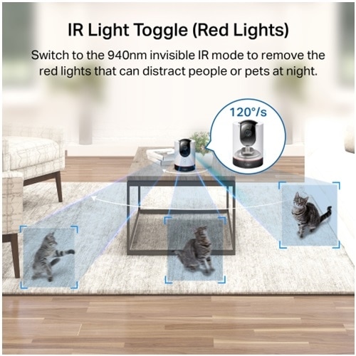 tp-link TC73 Pan/Tilt AI Home Security Wi-Fi Camera 3