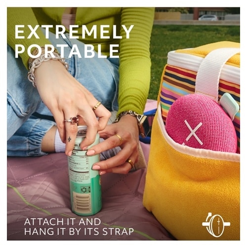 Ultimate Ears MINIROLL Ultra-portable waterproof speaker - Calming Pink 2