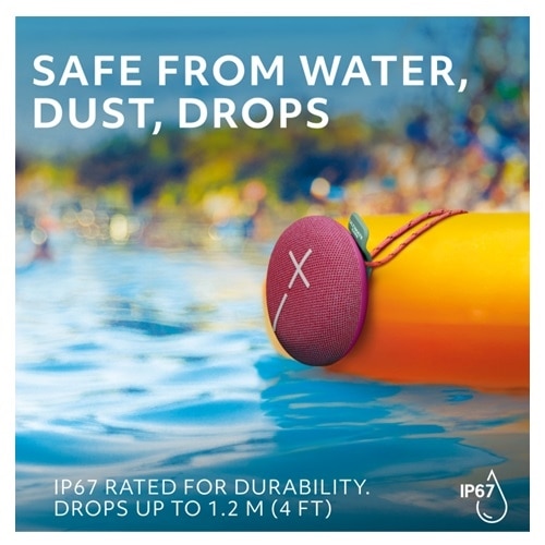 Ultimate Ears MINIROLL Ultra-portable waterproof speaker - Calming Pink 3