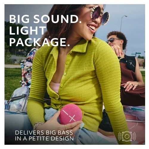 Ultimate Ears MINIROLL Ultra-portable waterproof speaker - Calming Pink 4