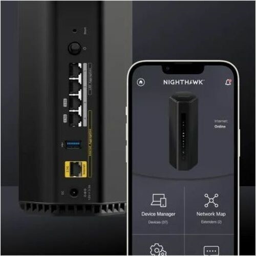 Netgear Nighthawk RS200 Wi-Fi 7 IEEE 802.11be Ethernet Wireless Router 4