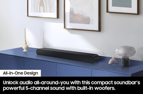 Samsung HW-S60D 5.0 Bluetooth Sound Bar Speaker - 200 W RMS 6