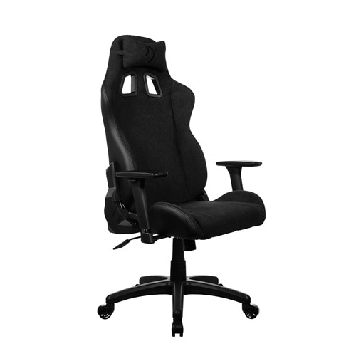 Arozzi Avanti Soft Fabric Gaming / Office Chair - Pure Black 8